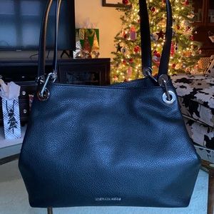 Black Leather Michael Kors handbag
